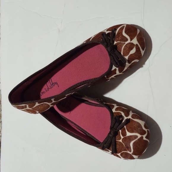 Sam and Libby Ballet Flats Giraffe Fur - Picture 1 of 12